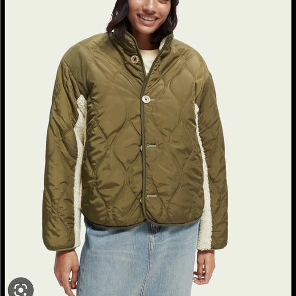 NWT Scotch and Soda Reversible Teddy Jacket - Picture 6 of 7